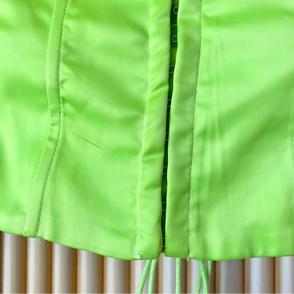 Danielle Guizio satin corset bustier top green - Picture 4 of 11